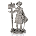 Оловянный солдатик миниатюра "Девушка-инструктор МПВО"